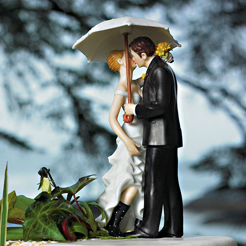 Tortenfigur Kissing in the Rain Tortenfigur Kissing in the Rain