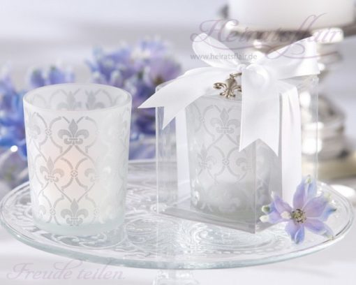 Teelicht Fleur de Lis