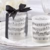 Teelicht "Music Heart"