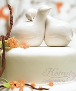 Tortenfigur "Lovebirds"