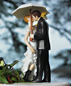 Tortenfigur "Kissing in the Rain"
