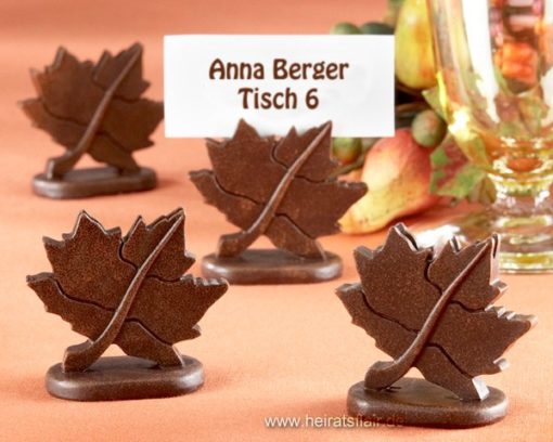 Tischkartenhalter "Ahornblatt"