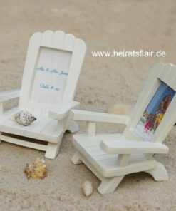 "Beach Memories" Adirondack Stuhl Tischkartenhalter