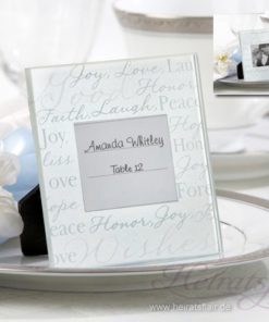 Tischkartenhalter "Best Wishes"