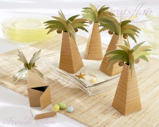 Geschenkverpackung Palmen