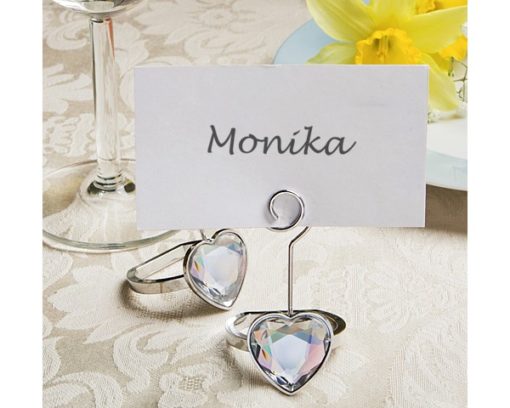 Tischkartenhalter "Diamantherz"