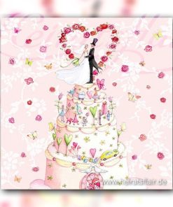 Servietten "Wedding Cake"
